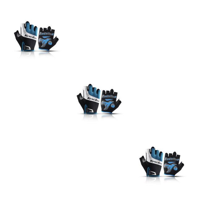 Eigraketly Guantes de ciclismo de 2 piezas resistentes al desgaste para hombres y mujeres, Protector deportivo antideslizante, guante de medio Type1 NO1
