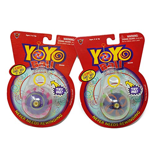 Big Time Toys Yoyo Ball Automatic Return Yoyo 2 Pack Colors Will