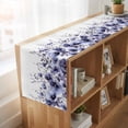 thumbnail image 6 of Table Runners 70 Inches Long Dress Scarves, Purple Blooms Floral Farmhouse Coffee/Dining/Kitchen Table Decor, Holiday Table Runner, Farmhouse Spring Flowers Botanical 13x70 Inch, 6 of 9