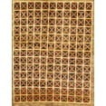 thumbnail image 1 of Ahgly Company Machine Washable Indoor Rectangle Abstract Bee Yellow Area Rugs, 5' x 7', 1 of 7