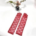 thumbnail image 6 of Lace Gloves for Women, Elegant Long Elbow Opera Lace Gloves for Women, 6 of 6