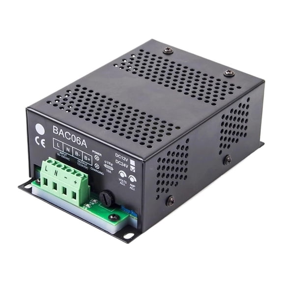 YUASDGCK 24V 3A BAC06A Genset Automatic Intelligent Battery Charger Generator Float Charging Automatic