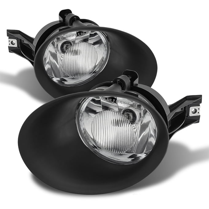 Fit For 02-08 Dodge Ram 1500/03-09 Dodge ram 2500 ram 3500/04-06 Dodge Durango OE Clear Fog Lights Pair+Bulb Driver and Passenger Side Driving Lamps 