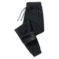 thumbnail image 2 of Womens Warm Fleece Sweatpants Winter Thermal Track Pants with Zipper Pockets, 2 of 7