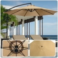 Outdoor Sunshade Umbrella Canopy Beach Umbrella Replacement Topper for