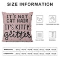 thumbnail image 5 of GOSMITH Funny Cat Gifts Pillow Covers - 18x18 Maine Coon Pillow Covers, Cat Lover Gifts for Women, Cat Gifts for Cat Lovers, Maine Coon Cat Stuffed Animal, It's Not Cat Hair It's Kitty Clitter, 5 of 5