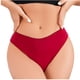thumbnail image 1 of Gibobby Ropa interior para mujer de encaje Ropa interior sin costuras para mujer Calzoncillos de cintura sexy para mujer(Rojo,M), 1 of 5