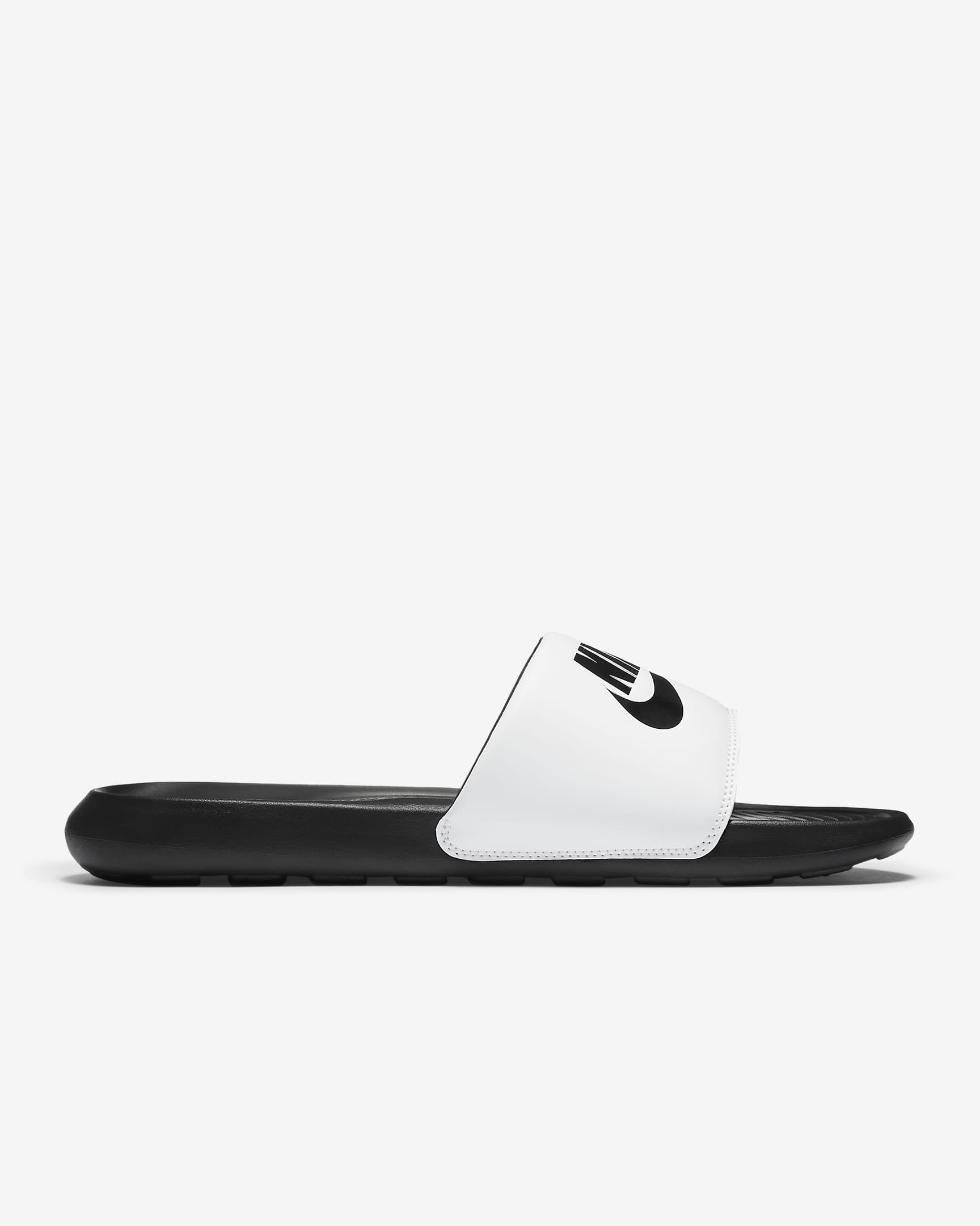nike victori slides black
