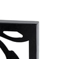thumbnail image 5 of Floral Metal Wall Decor - 19" x 1.5" x 39" - Black/Gold, 5 of 5