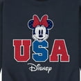 thumbnail image 3 of Disney - Americana - Minnie Usa - Men's Crew Neck Fleece Pullover, 3 of 5