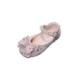 thumbnail image 2 of Girl Mary Jane Dress Shoes Shining Bow Princess Shoes Wedding Party, 2 of 7