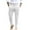 White, variant on Men's Casual Pants Slim Fit Business Solid Color Trousers with Pockets Flat Front Stretchy Dressy Mens Slacks Khaki XL