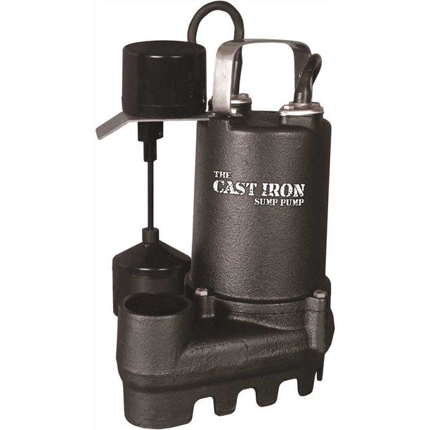 The Cast Iron Sump Pump 1/3hp 3 Year Warranty 53 Gpm Model CIS33V