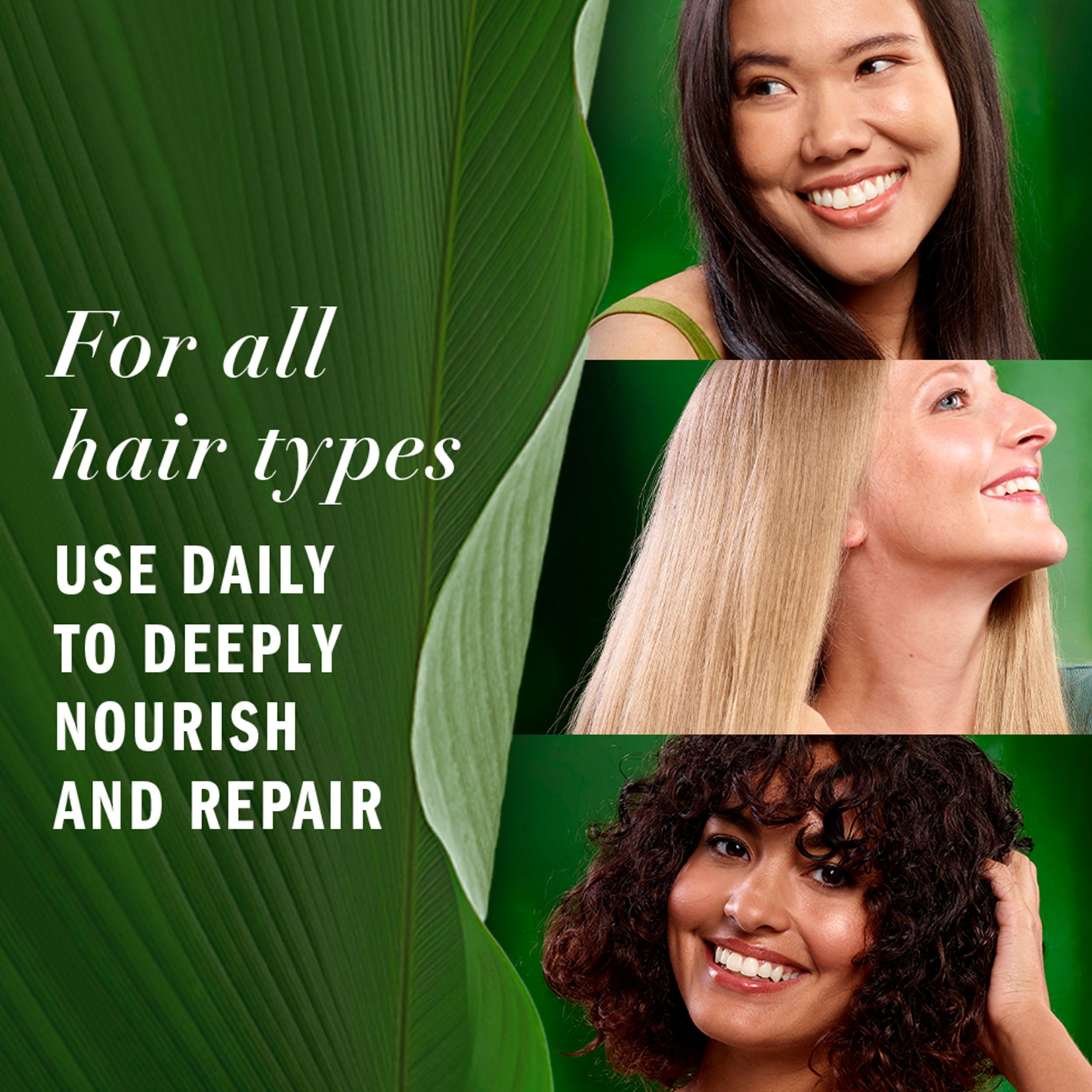 Herbal Essences Repairing Leave-in Conditioner, Certified Pure Plants, with Aloe and Camellia Flower Oil, 225ML