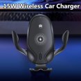 thumbnail image 2 of CNKOO Wireless Car Charger Qi Fast Charger in Car Wireless Charger Automatic Sensor Car Phone Holder Vent Mount Compatible for Various Smartphones (Black), 2 of 7