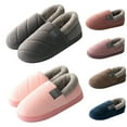 thumbnail image 2 of Mepaouo Women's Closed Back Slippers Fuzzy Memory Foam House Slippers Fleece Lined Plush Slip on Shoes, 2 of 5