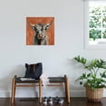 thumbnail image 2 of Art.com Highland Cow on Terracotta Art Print by Silvia Vassileva, 24" x 24", 2 of 3