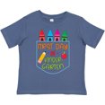 thumbnail image 3 of Inktastic 1st Day of Kindergarten Crayons and Apple Back to School Boys or Girls Toddler T-Shirt, 3 of 5