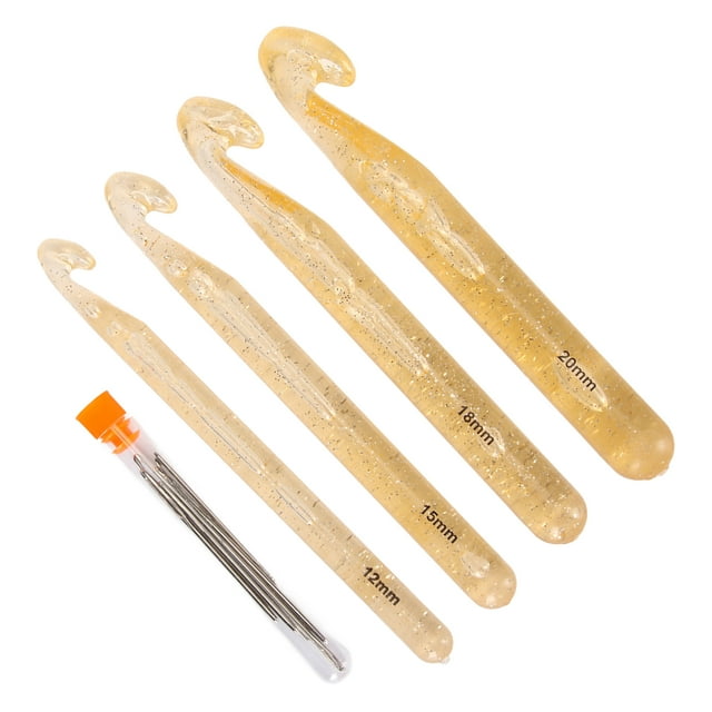 Grand Crochet, 4 Tailles Gros Crochet Gros Crochets Crochet Professionnel Crochet Performance Haut de Gamme