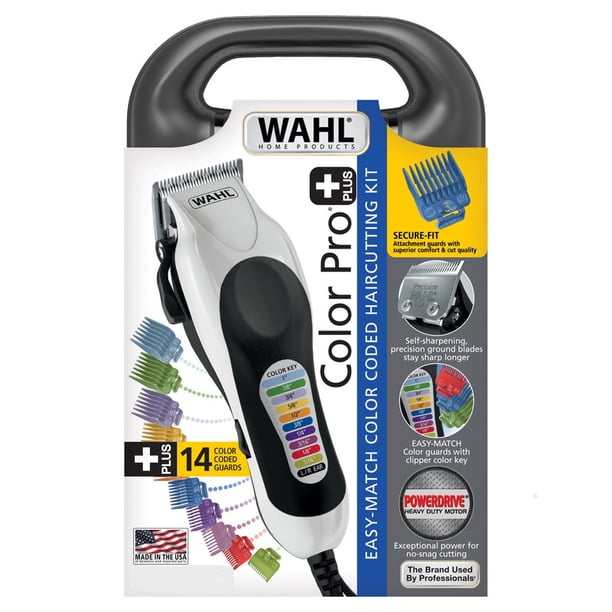 Cortadora de cabello Wahl Color Pro Plus kit 22 piezas
