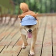 thumbnail image 3 of POINTERTECK Dog Pet Baseball Visor Hat Peaked Cap Puppy Outdoor Summer Sun Protection Hats, 3 of 6