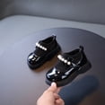 thumbnail image 5 of Kiplyki Kid Shoes Girls Knitted Elastic Mouth Fashion Pearl Non-slip Small Leather Princess Shoes, 5 of 6