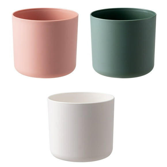 EeaseMX 3 mini macetas de colores para decoración de oficina, hogar y jardín.