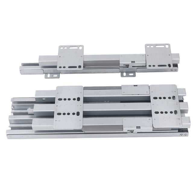 Tiroirs Coulissants, Capacité de Charge 60KG Rails Coulissants en Métal pour Armoire de Rangement