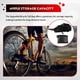 thumbnail image 5 of Rhinowalk Bolsa Trasera para Bicicleta Mejorada, Bolsa para Sillín de Bicicleta, 14 L, Impermeable, para Viajes de Larga Distancia, Color Negro., 5 of 5