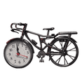 thumbnail image 1 of Despertador, reloj de escritorio retro con forma de bicicleta vintage, 1 of 3