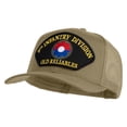 thumbnail image 2 of 9th Infantry Division Old Reliables Patched Solid Cotton Twill Mesh Prostyle Cap - Khaki OSFM, 2 of 5