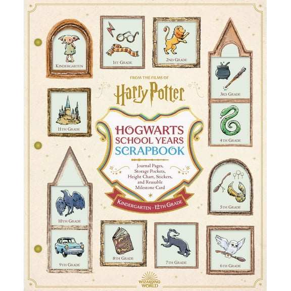EDITORS OF THUNDER BAY PR: Harry Potter School Years Scrapbook (Hardcover)