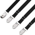 thumbnail image 4 of Correas elásticas para sábanas Boao, 12 unidades, ajustables (negras), 4 of 7