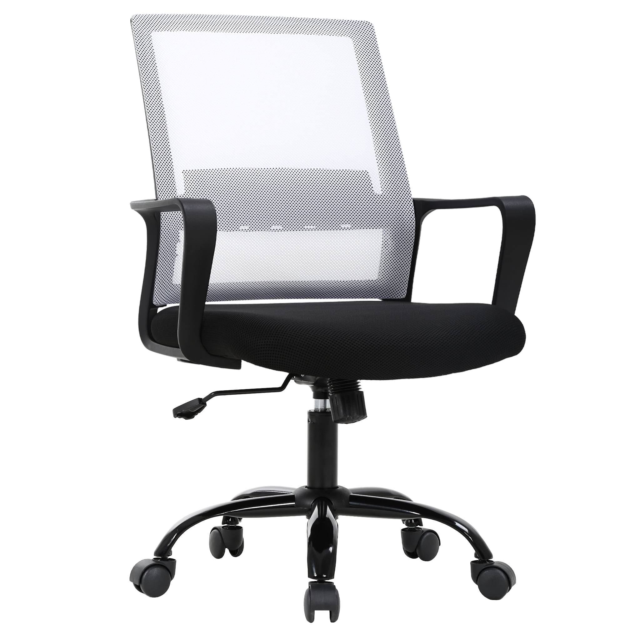 BestOffice Ergonomic Office Chair, Lumbar Support, Rolling Swivel for Men, Women(White)