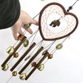 thumbnail image 2 of Carillon Éolien Multi-Tubes Dreamcatcher Pendentif Décoratif Ancre Cœur Style Moderne Simple (Amour), 2 of 6