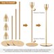 thumbnail image 3 of Juego de 30 portavelas dorados para velas cónicas, candelabros decorativos de metal dorado para bodas, cenas, fiestas, decoración del hogar, se adapta a velas de 3/4 pulgadas de grosor y, 3 of 12