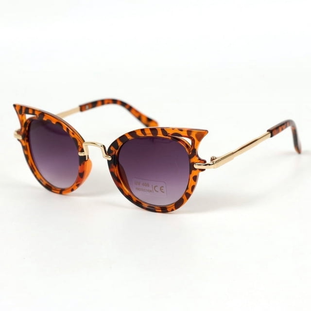 Gafas de sol de ojo de gato para bebés, de moda coreana, para hombres y mujeres, con protección UV, para niños, gafas de sol para niños, marea