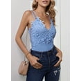thumbnail image 3 of Asyoly Womens Top Summer V Neck Spaghetti Strap Lace Camisole Casual Sleeveless Tank Tops Shirts S-2XL, 3 of 7