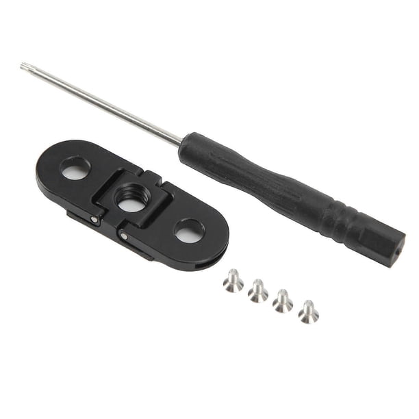 Adaptateur de montage pour caméra d'action avec trou de vis de 1/4 po et doigts pliables pour 9/MAX