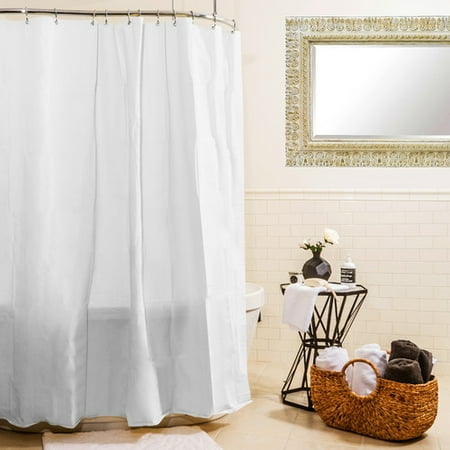 Splash Home Heavy Gauge Single Shower Curtain Liner Walmart