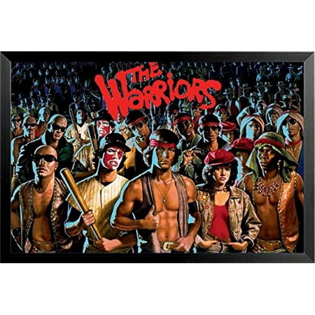 Buyartforless Framed Walter Hills The Warriors Poster Wall Art Walmart Com Walmart Com
