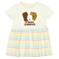 thumbnail image 3 of Inktastic I Love S'mores Girls Baby Dress, 3 of 5
