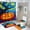 style-2, variant on Halloween Mickey Ghost Pumpkin Bat Candy Shower Curtain Bathroom Sets Toilet Lid Rug, Rugs Mat Bath Mat And Contour Mat, Shower Curtain 4Pcs