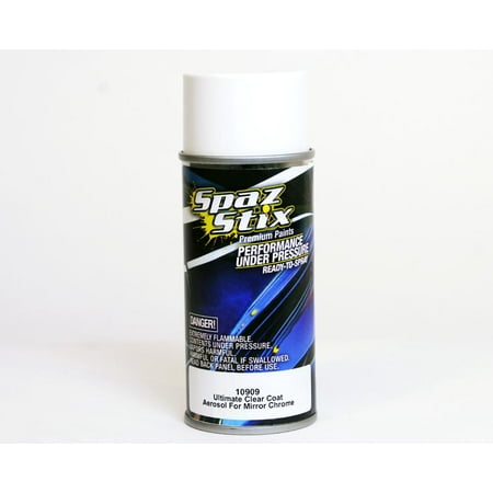 Spaz Stix Szx10909 Ultimate Clear Coat Aerosol Paint 3.5Oz -For Mirror ...