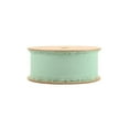 thumbnail image 2 of LaRibbons 1 1/2" Frayed Edge Chiffon Ribbon, Light Green, 10 Yard Roll, 2 of 4