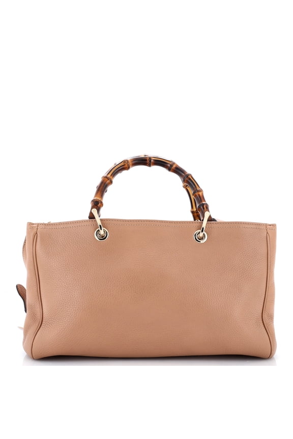 Pre-Owned Bamboo Shopper Tote Leather Medium By Rebag