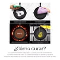 thumbnail image 3 of Juego De 3 Sartenes Hierro Fundido Resistente Antiadherente Color Negro, 3 of 6
