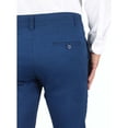 thumbnail image 4 of Pantalón de vestir chino para hombre de corte slim fit de gabardina de algodón premium., 4 of 5