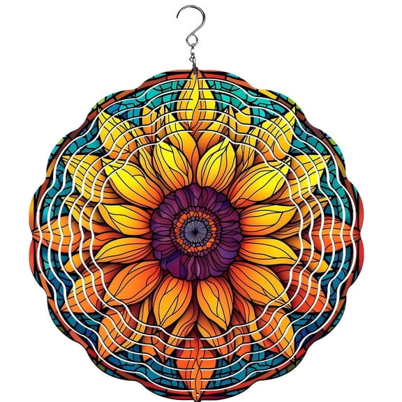 Sunflower Wind Spinner