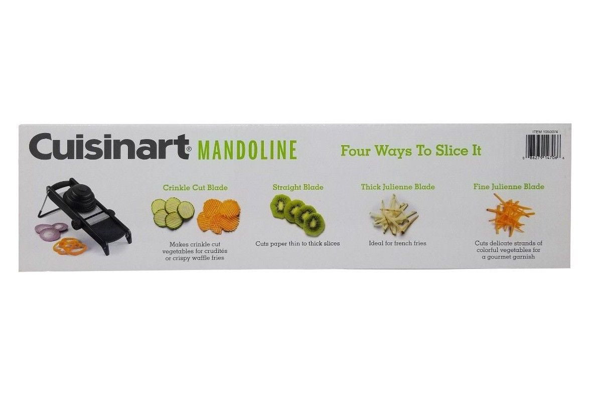Cuisinart Mandoline 4 Cutting Options Slicing Tool, Four Ways To Slice It